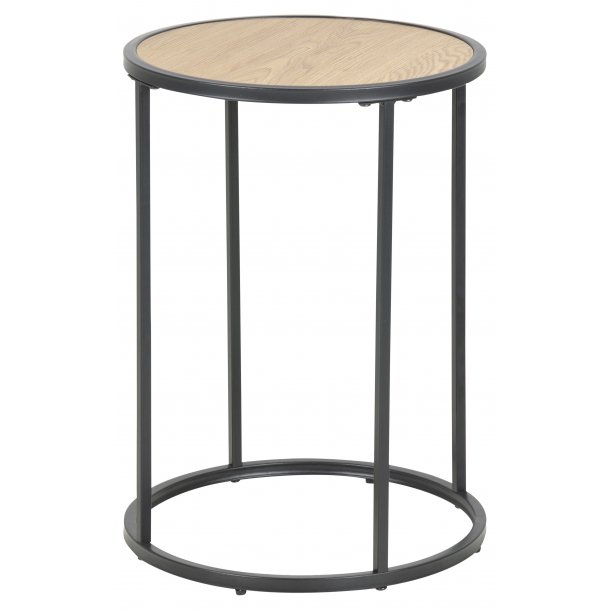 Sea sofabord eg, metal sort.