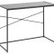 Sea skrivebord sort ask dekor, metal sort.