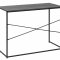 Sea skrivebord sort ask dekor, metal sort.
