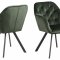 Lola Esszimmerstuhl mit Armlehnen und Rcklauf grn.