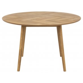 Nagano Esstisch 120cm, Fischgrt eichendekor.