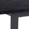 Tilst ensemble pour salle � manger table effet marbre noir 90x160 et 4 chaises boucl� beige.