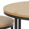 Spiro soffbord 50 cm, set med 2, ek.