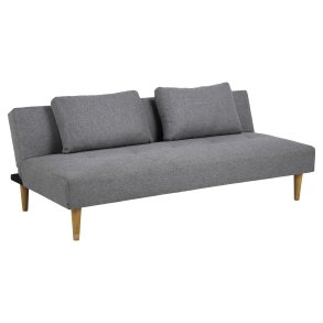 Lucca Schlafsofa inkl. 2 Kissen grau.