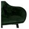 Brooke barstol velour grnn.
