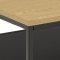 Gila sofabord 55x55x42cm, 1 hylde,  eg dekor.