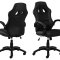 Race gamingstol PU konstlder svart.