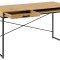 Sea skrivbord 1 lda, 1 hyllplan natur, svart.