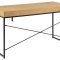 Sea skrivbord 1 lda, 1 hyllplan natur, svart.