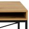 Sea skrivbord 1 lda, 1 hyllplan natur, svart.