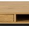 Sea skrivbord 1 lda, 1 hyllplan natur, svart.