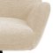 Talgarth Sessel Relaxsessel mit Hocker cremefarben, schwarz.