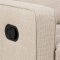 Asila Sessel Recliner mit Fusttze beige.