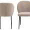 Patricia spisestuestol beige.