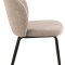 Patricia spisestuestol beige.