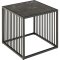 Strington sofabord sidebord marmor dekor sort.