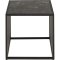 Strington sofabord sidebord marmor dekor sort.