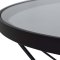 Cuxton Couchtisch Glas 80cm grau.