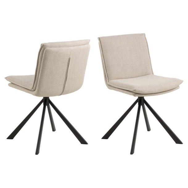 Flynn matstol beige.