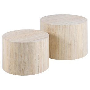 Dice soffbord set beige.