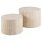 Dice sofabord sett beige.