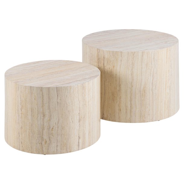Dice sofabord sett beige.
