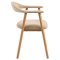 Addi spisestuestoler med armlener beige.