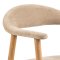 Addi spisestuestoler med armlener beige.