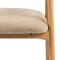 Addi spisestuestoler med armlener beige.