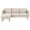 Milly sjeselongsofa hyre eller venstrevent beige.