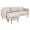 Milly sjeselongsofa hyre eller venstrevent beige.