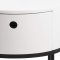 Polo natbord 40cm 1 skuffe hvid.