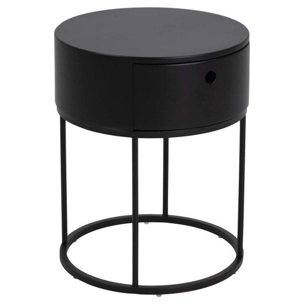 Polo stolik nocny 40cm1 szuflada czarny.
