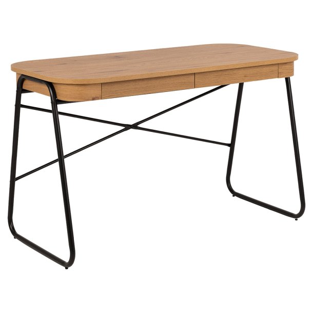 Blueton skrivbord 2 ldor natur.