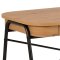 Blueton skrivbord 2 ldor natur.