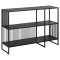 Strington reol 2 hylder sort.