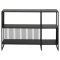 Strington reol 2 hylder sort.