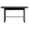 Darlington spisebord 140x40, 80cm uttrekkbar svart.