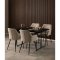 Darlington spisebord 140x40, 80cm uttrekkbar svart.