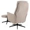 London ftlj recliner med fotpall boucl beige.