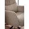 London ftlj recliner med fotpall boucl beige.