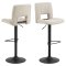 Sylvia Barhocker hhenverstellbar Drehfunktion beige.