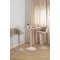 Ella tabouret de bar fonction pivotante et v�rin � gaz boucl� beige.