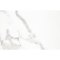 Tilst ensemble pour salle � manger table effet marbre blanc 90x160 et 4 chaises boucl� beige.