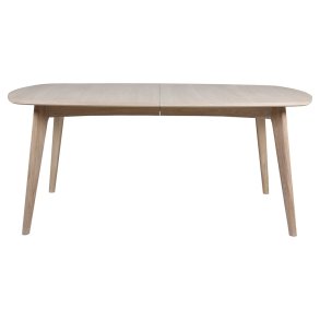 Marte Esstisch 102x180cm vorbereitet fr Einlegeplatten wei.