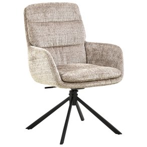 Edgar matstol med armstd beige.