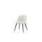 Tilst matgrupp matbord vit marmortryck och 4 stolar sammet beige.