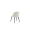 Tilst matgrupp matbord vit marmortryck och 4 stolar sammet beige.