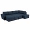 Stefan Canap�-lit, chaise longue c�t� gauche, bleu.