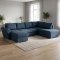 Stefan Canap�-lit, chaise longue c�t� gauche, bleu.